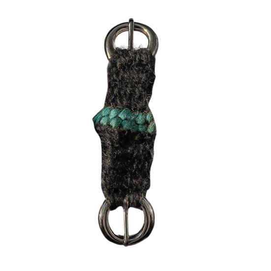 Yousheng 1/4Pcs Mini Girth Keychain Pendant Lightweight Crochet Knitting Saddle Key Chain Handmade Western Cowboy Keyring Accessory