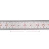 uxcell Center Measuring Ruler, Workbench Ruler, 60mm-0-60mm Measuring Range, Adhesive Tape, Aluminum, with Hole (From Center)