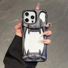 Индивидуальный 3D Полый Череп Клык Матовый Силиконовый Чехол Для Телефона Для iPhone 16 15 14 13 12 Противоударный Супер Теплоотводящий Чехол
