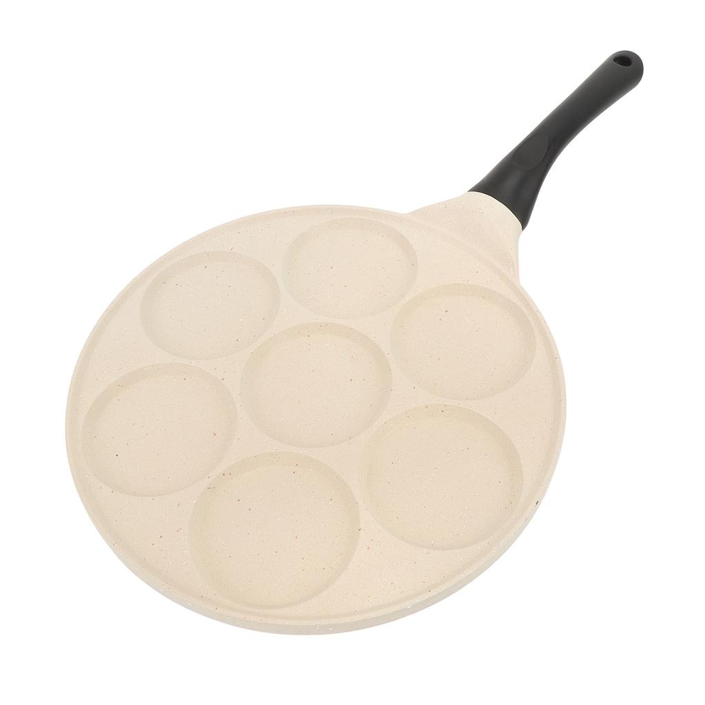 Сковорода для блинов из алюминиевого сплава с антипригарным покрытием и эргономичной ручкой для яиц, гамбургеров и завтраков