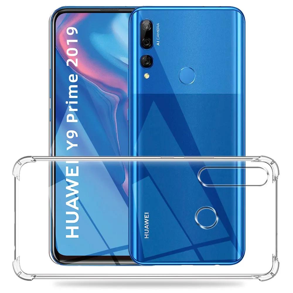 Для Huawei Honor 9X Чехол Прозрачный Противоударный Силиконовый Мягкий Чехол Чехлы Для Honor 9X STK-LX1 Coque Для Honor 9X Прозрачные Fundas