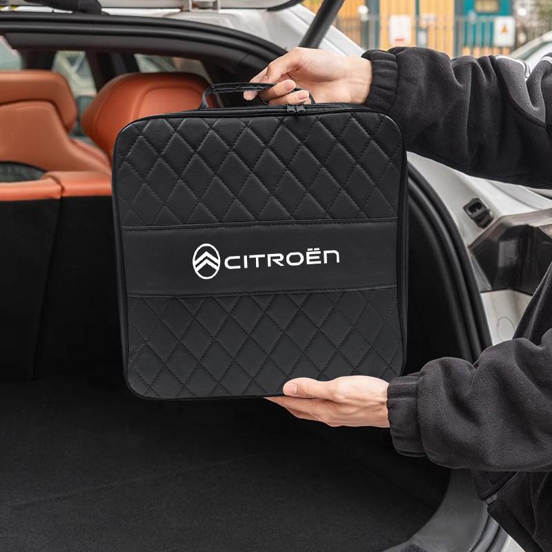 Electric Car Charger Storage Bag Charging Cable Handled Bag For Citroen C3 C5 AIRCROSS C5X C4 e-C4 X e-C3 Berlingo C-Elysee C1