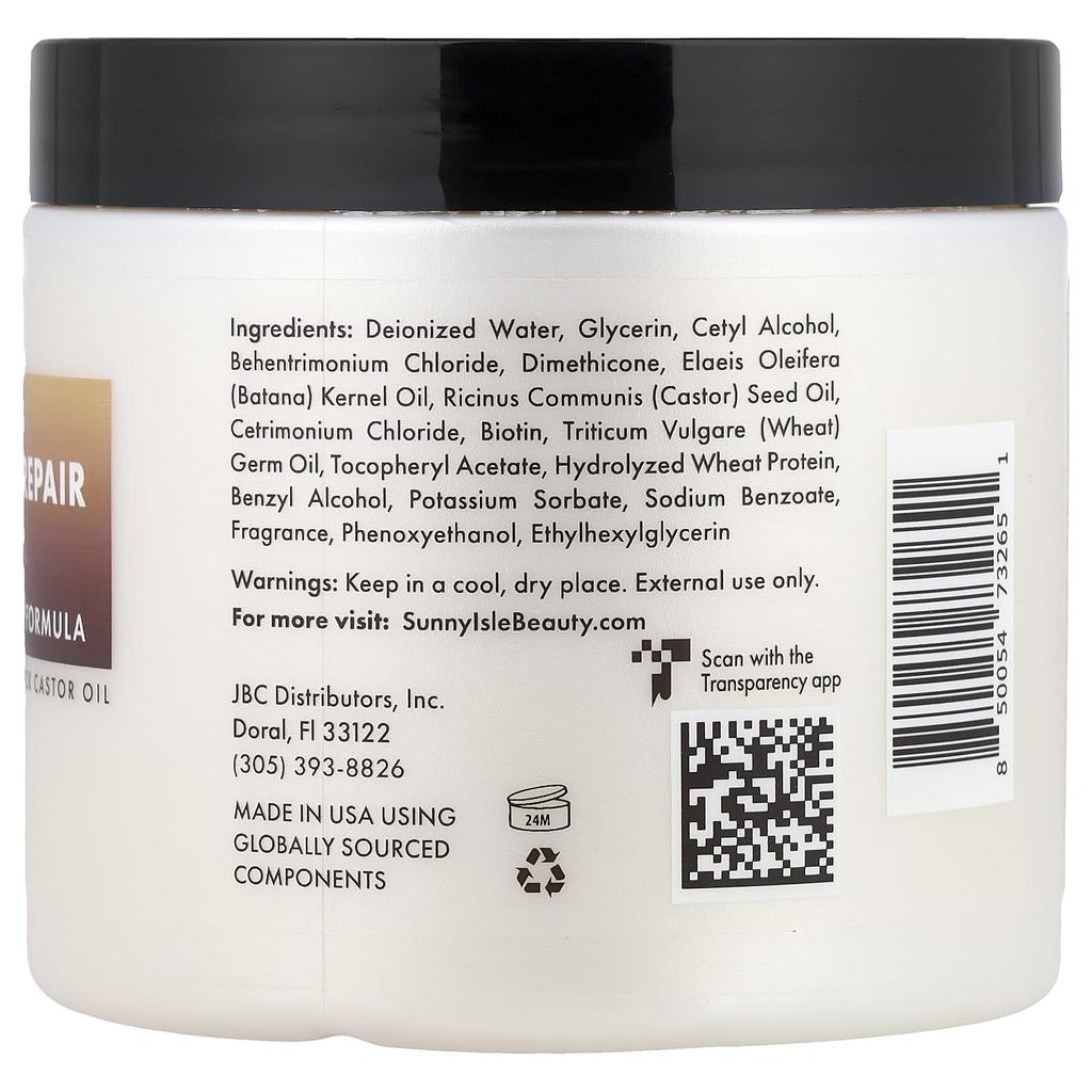 Sunny Isle Natana, Anti-Thinning Intensive Repair Mask, 473.17 Ml (16 Fl Oz)