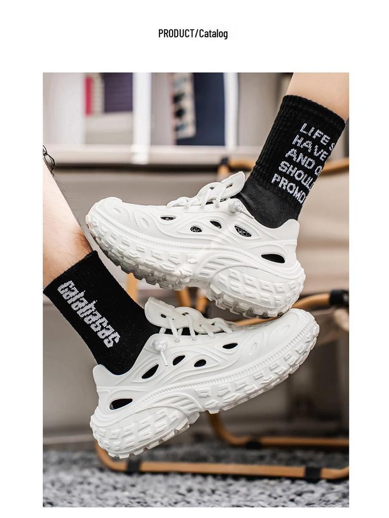 Men's Summer Outdoor Thick-Soled Non-Slip Heel-Covering Sandals with Unique Cushioning Feel