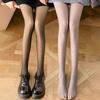 Thicken Thermal Pantyhose High Waist Long Stockings Fashion Fake Translucent Tights  Winter