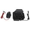 RGB Игровая клавиатура и мышь для одной руки, Комбо, Конвертер клавиатуры и мыши, Регулируемая подставка для телефона, Комбо 4 в 1 для мобильных игр
