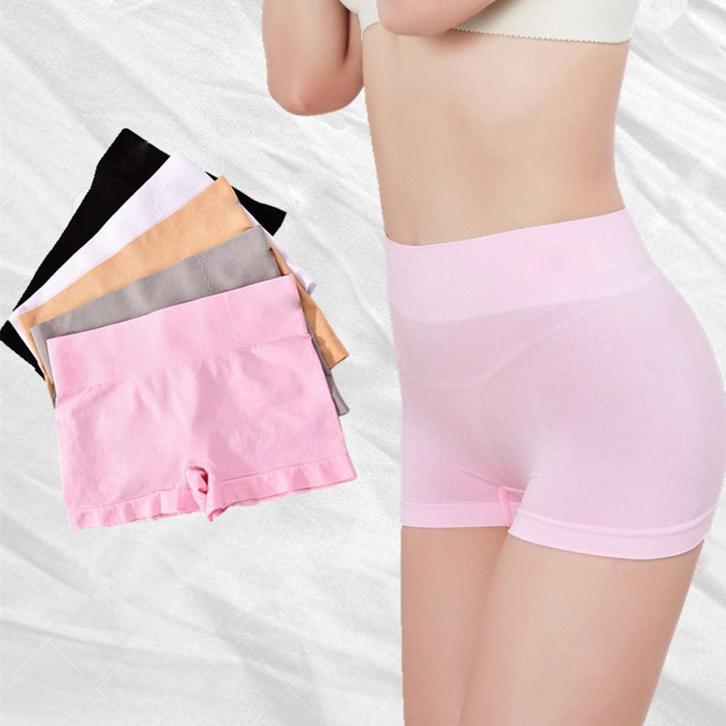 Flat-cut Underwear, Seamless Mid-waist Size For Women