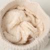 Autumn and winter European and American style fashionable versatile knitted hat hairball decoration hot diamond pearl warm comfortable simple wool hat