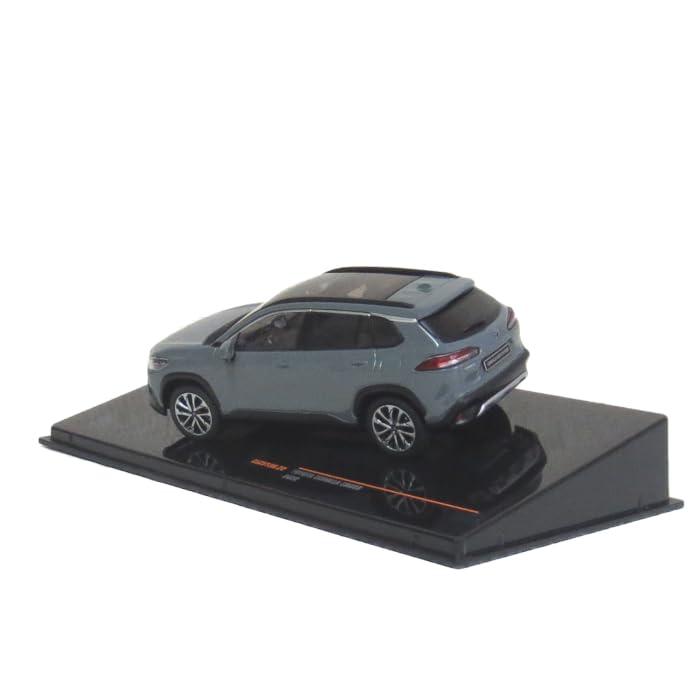 IXO 1/43 Toyota Corolla Cross 2022 Серый Левый руль Металлическая модель автомобиля Коллекционная Готовая