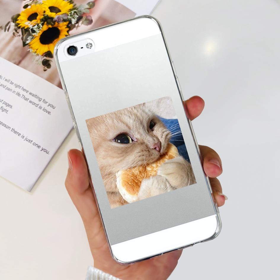 Для iPhone 5 5S SE 2016 Чехол Милый Астронавт Прозрачный Силиконовый Ударопрочный Чехол Для iPhone SE 2020 SE2 Чехол на iPhone5 iPhoneSE Capa
