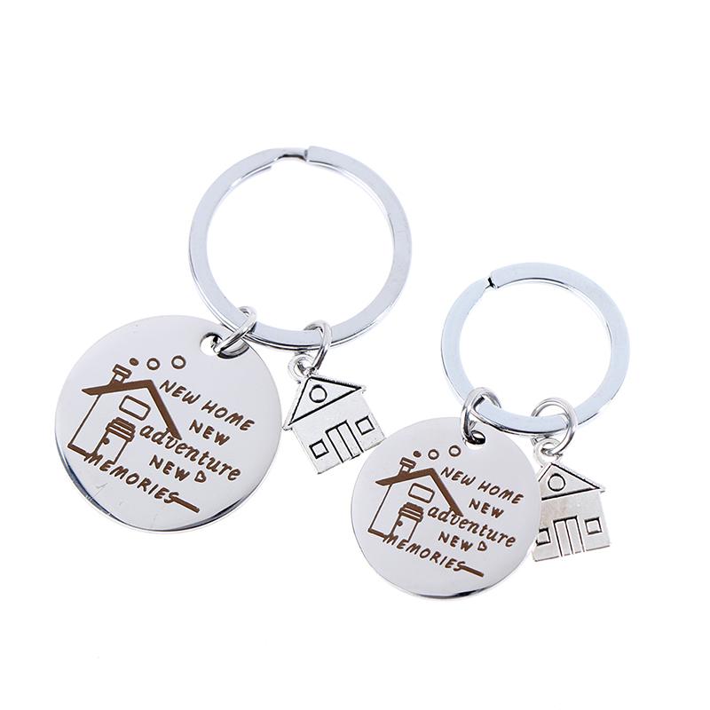 Новый дом, новые приключения, брелок из нержавеющей стали, кулон, брелок, подарки на новоселье