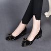 Fashionable Versatile Thick Heeled Women's Shoes,new Summer Shallow Mouth Flats Women's Elegant and Simple Mid Heeled Shoes