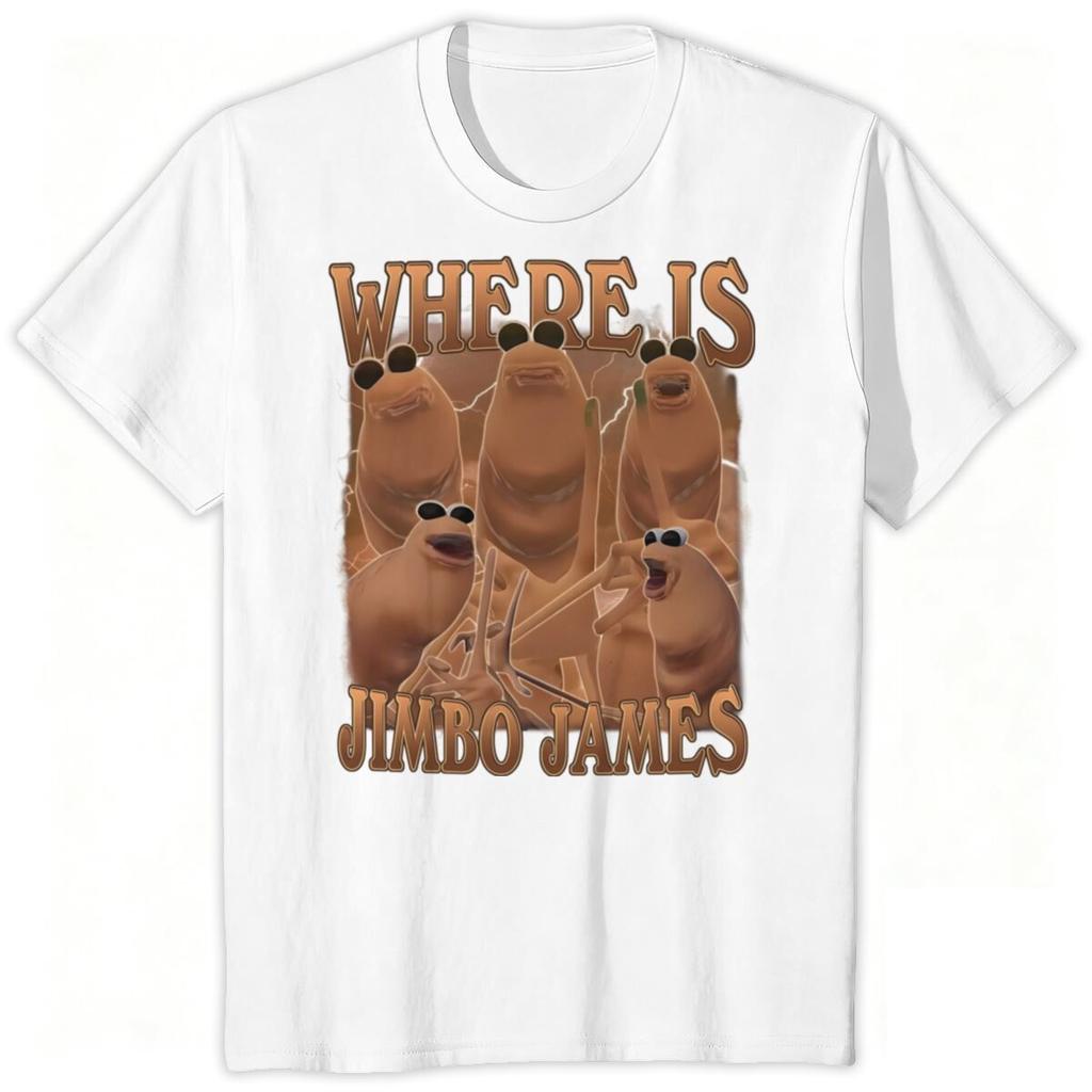 Забавная футболка с принтом червячка Маркуса в американском стиле, с короткими рукавами, свободного кроя, повседневная, топ для мужчин и женщин