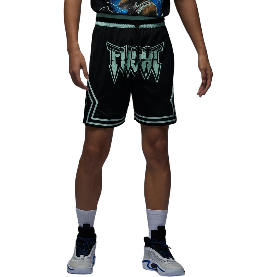 Jordan Спортивные шорты Diamond Dri-Fit черные/мятные мужские уличные FN5869-010