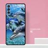 Чехол для телефона 'Морской дельфин' для Samsung Galaxy S24 S26 Ultra S20 S21 S22 S23 S25 Plus S10 S25 FE Чехол Coque
