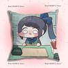 Cute Game TTrickcal Anime Pillow Case Antidustmite Pillowcase Invisible zipper silky short plush Sofa cushion cover