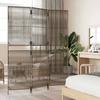 VidaXL Room Divider 3 Panels, Room Separator, Privacy Screen, Living Room Bedroom Screen, Modern, Grey 365390