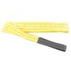 3T Flat Lifting Rope with Double Buckles Polyester Webbing Lift Strap for Industrial Crane 2 Meters