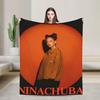 Nina Chuba Музыка Певица Фланелевое Одеяло Зимнее Мягкое Постельное Белье Пледы Девочки Мальчики Домашний Декор Удобное Покрывало Покрывало для Дивана