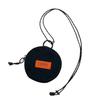 Neck Pouch Adjustable (round, Strap) [UV498QG] Wallet, Stylish, 01_BLK