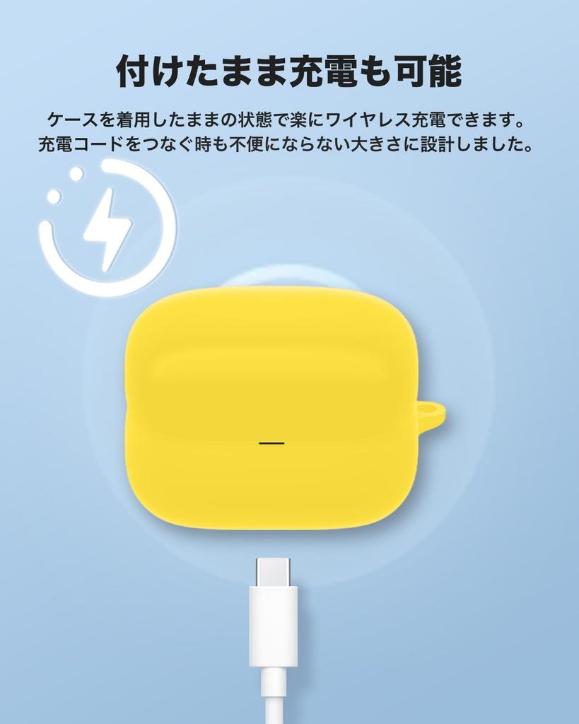 Case for SONY LinkBuds Open YAJOJO Wireless Earphone Charging Case Cover with Carabiner and Keychain Silicone Protective Case Drop Prevention