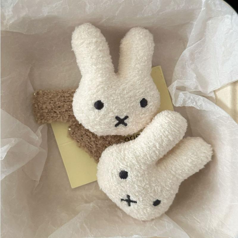 1 шт. Милая мультяшная плюшевая заколка для волос сбоку, заколка-ободок для подстригания выбившихся волос и эксклюзивный милый аксессуар для волос для челки