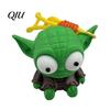 Manual Adjustable Eye Toy 3D Yoda Figurine, Funny Desktop Model Ornament, Interactive Hanging Keychain Ornament Rotatable Eyes Toy, Creative Gift