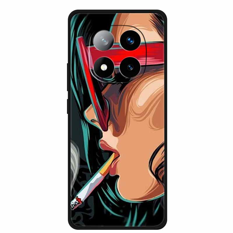 Чехол для Redmi Note 14 Pro+ Животные Мягкий силиконовый ТПУ Чехлы для телефона Задняя крышка Для Redmi Note 14 Pro Plus 5G Волк Ударопрочный Capa