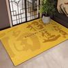 Золотой Кот Удачи Нескользящий Входной Коврик - Режущийся Коврик для Пола из Шелковой Петли