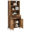 Highboard Reclaimed Wood 69.5 x 32.5 x 180 cm Particleboard