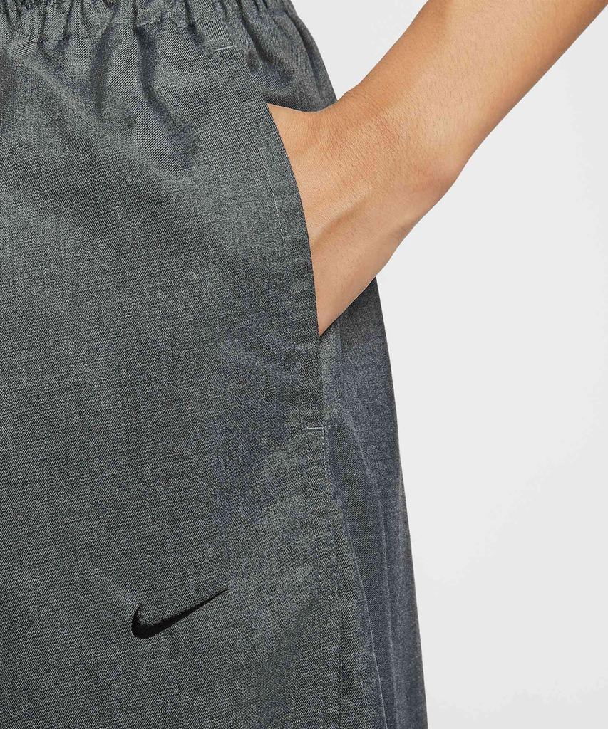NIKE Sportswear Oversized Mid-Rise Woven Pants W - Black:Heather:Black / If5454-010