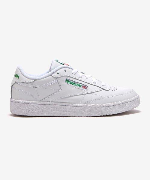 Reebok Клуб C 85 - Белый:Зеленый RXSOXXCCUE1