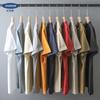 Хлопковый однотонный топ Dukeen Oversize Heavy T-Shirt для мужчин Летняя футболка с коротким рукавом Повседневные футболки One Piece