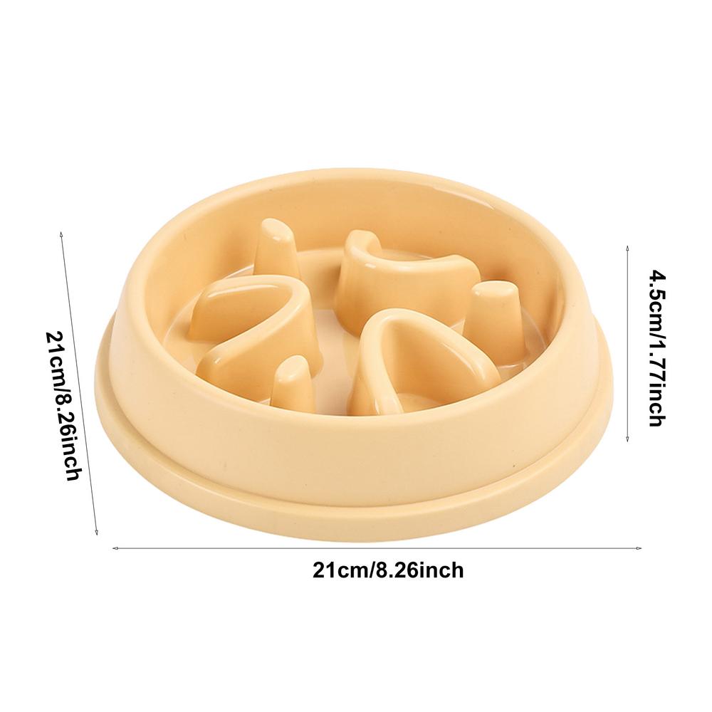 Slow Feeder Dog Bowls Large Breed Dog Slow Feeder Slow Eating Dog Bowl Anti-Gulping Dog Puzzle Feeder Cat Slow Feeder Bowl For