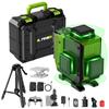 Lfine Nivel Laser 16 Lines Professional Laser Level Horizontal Vertical Green Laser Automatic 360°Self-Leveling Level Laser Tool