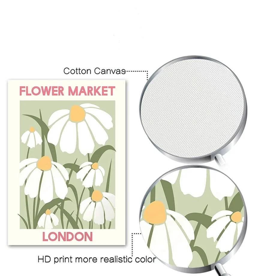 Abstract Matisse Flower Market Picasso Gallery Wall Art Canvas Painting And Prints Nordic PostersPictures For Living Room Decor