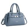 2026 new simple and fashionable niche retro shoulder bag lychee pattern commuter bag