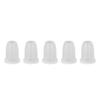 5pcs Empty Lip Gloss Tube Leakage Proof Clear Mini Leaf Shape Refillable Lip Glaze Bottle for DIY Lip Cosmetic 7ml