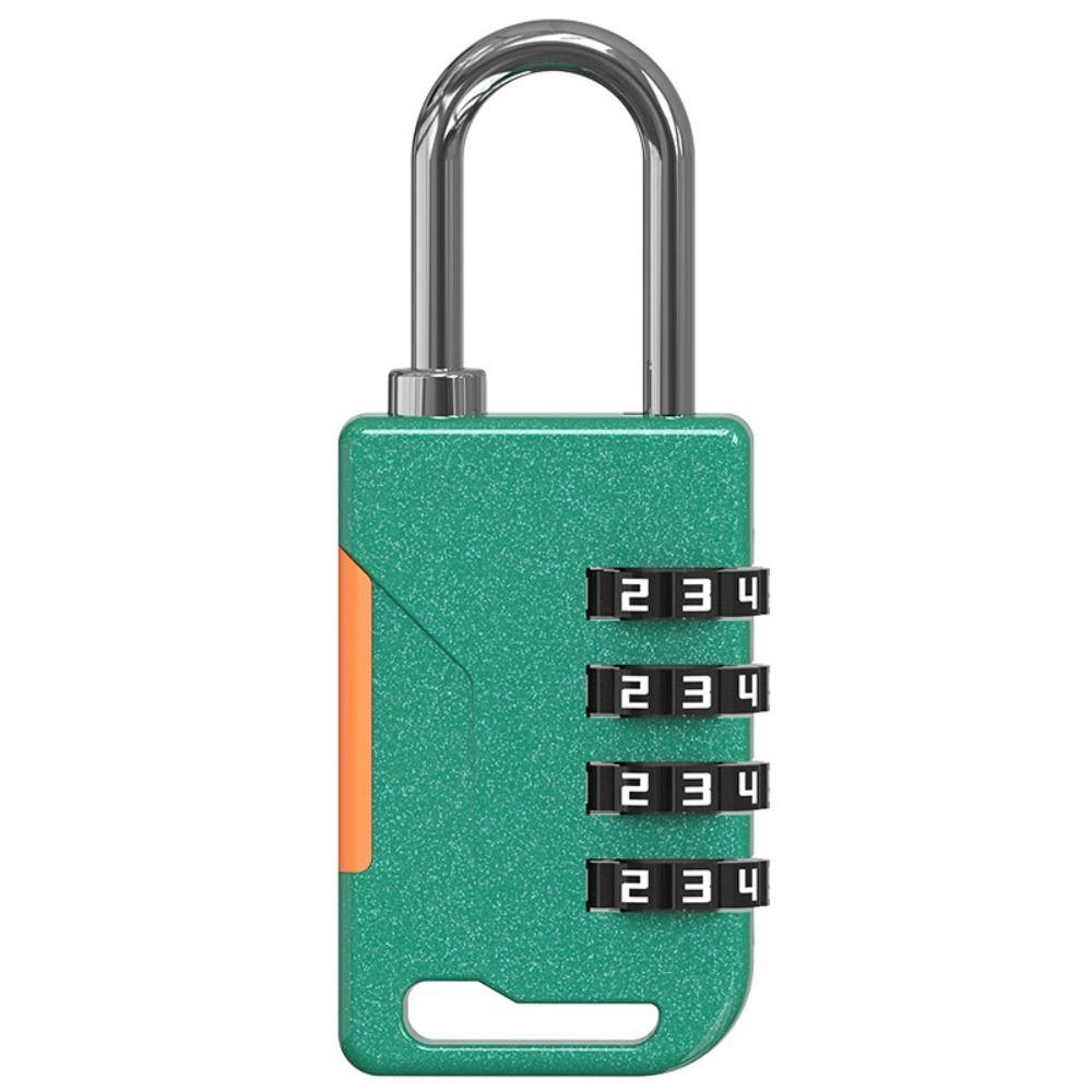 Padlock 4 Digit Password Lock Zinc Alloy Security Coded Lock Durable Backpack Zipper Lock Travel