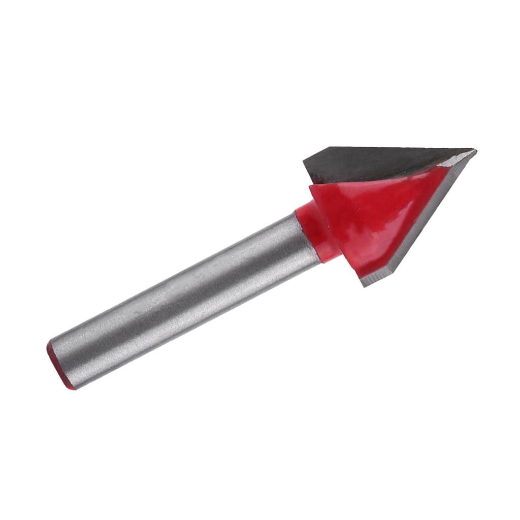 Вольфрамовая сталь деревообрабатывающий фрезерный станок с ЧПУ сверло остроты VGroove режущий инструмент вал 6 мм (6*16мм*60 градусов )