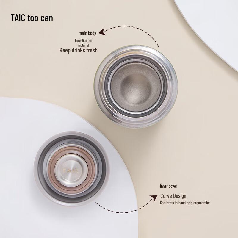 TAIC Титановая мини-кружка для кофе и воды с термоизоляцией