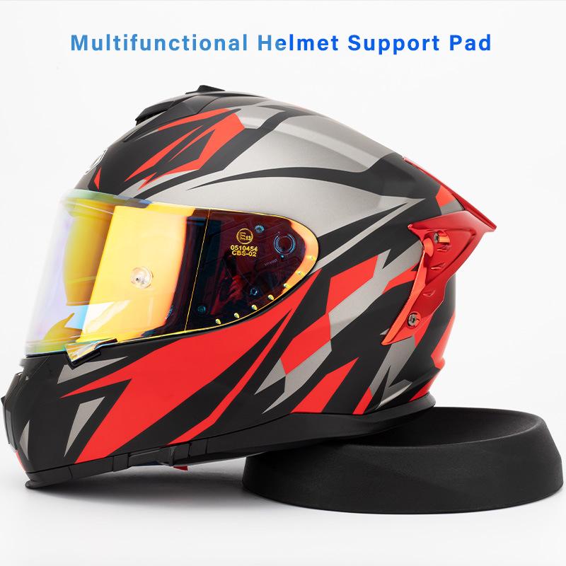 SOMAN Helmet Support Pad Portable Motorcycle Helmets Stand Donut Ring Scratch-resistant Anti-skid Anti-scratch