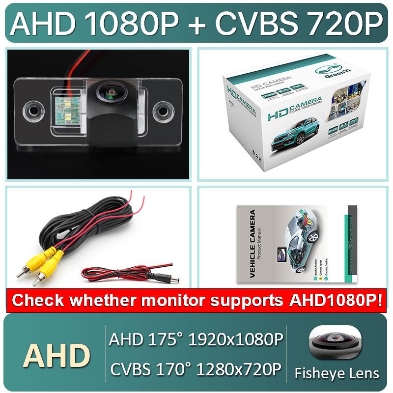 AHD 1920x1080P Fisheye Автомобильная камера заднего вида для Volkswagen VW Jetta Bora Polo Golf MK4 A4 MK5 A5 Golf 4 5