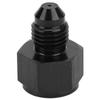 Universal Oil Restrictor Fitting 4AN Female To Male Mild Carbon Steel Adapter for Turbos Black