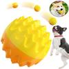 Interactive Pet Dog Ball Toy Squeaky Molar Teeth Cleaning Puppy Cat Toys Anti Bite IQ Training Chew Product For Small Large Dogs