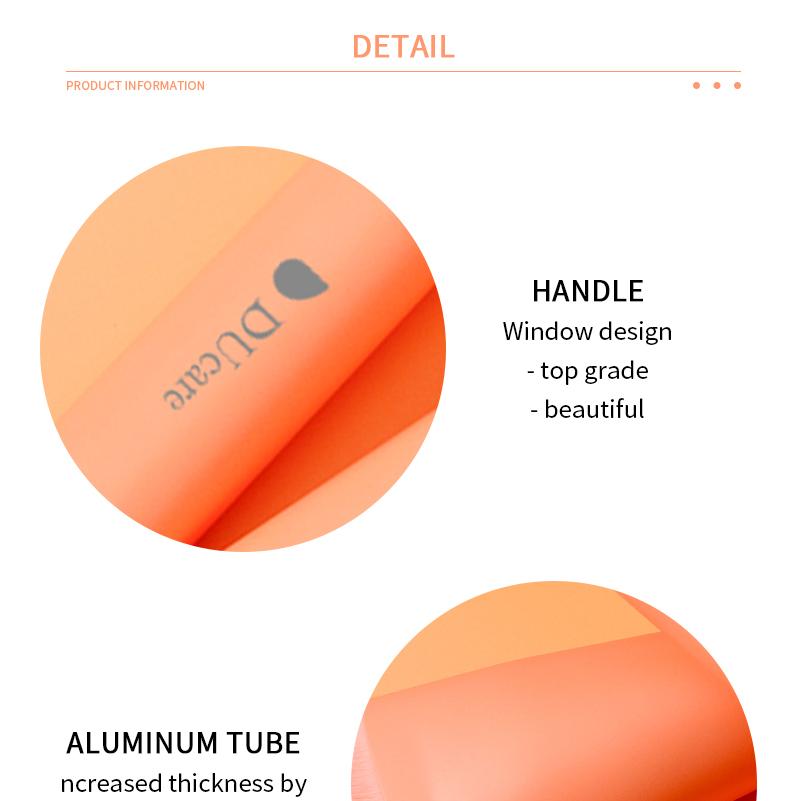 DUcare Оранжевый, 8 шт., высококачественные кисти для макияжа для лица, синтетические пудры для волос, румяна, тени для бровей, набор кистей для макияжа с косметичкой