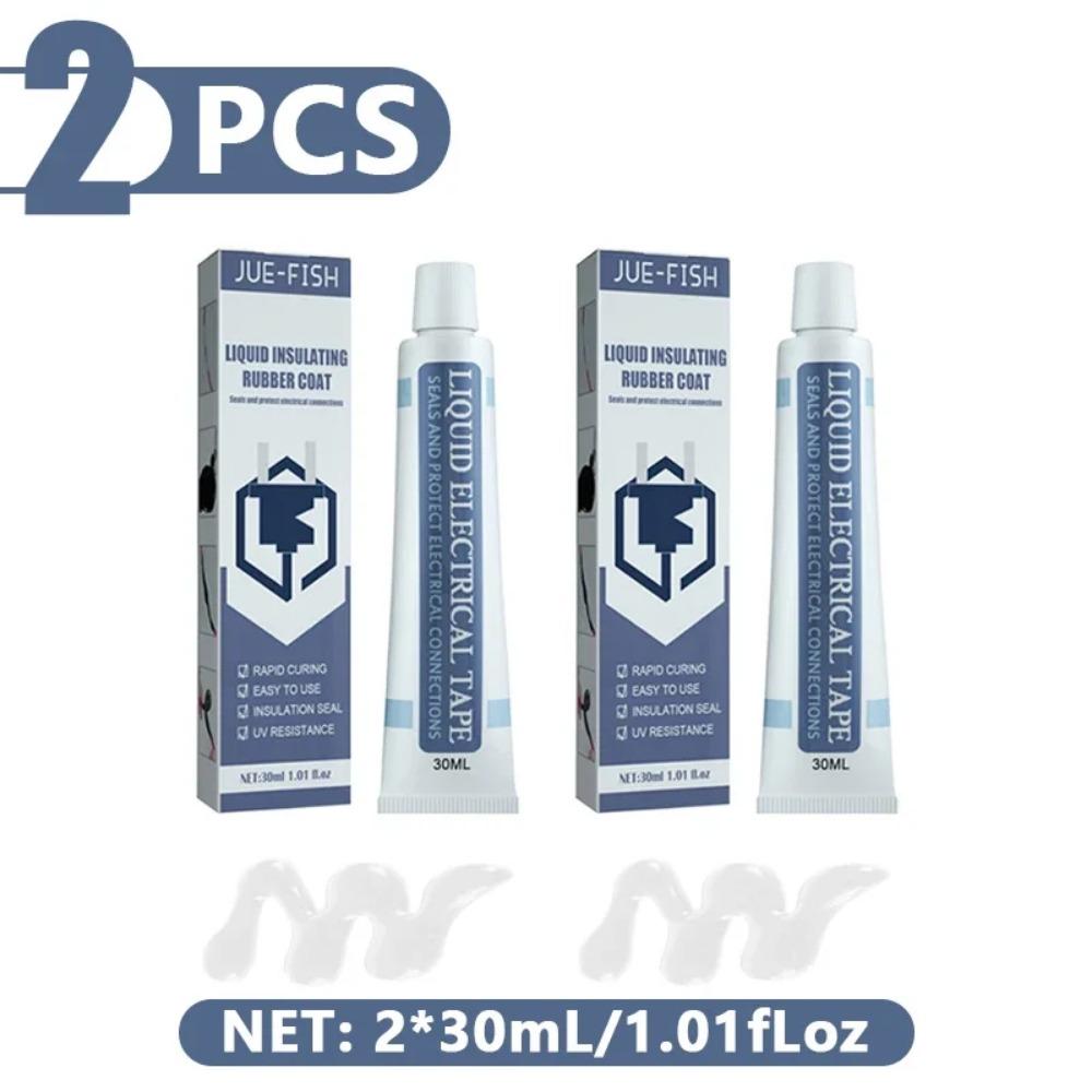 30/50 мл жидкая изоляционная лента водонепроницаемая жидкая резиновая фиксация высокотемпературная изоляционная лента для проводов электрический клей
