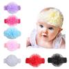 Baby Flower Headband Elastic Mesh Yarn Lace Headwear Hair Accessories Girls Headdress