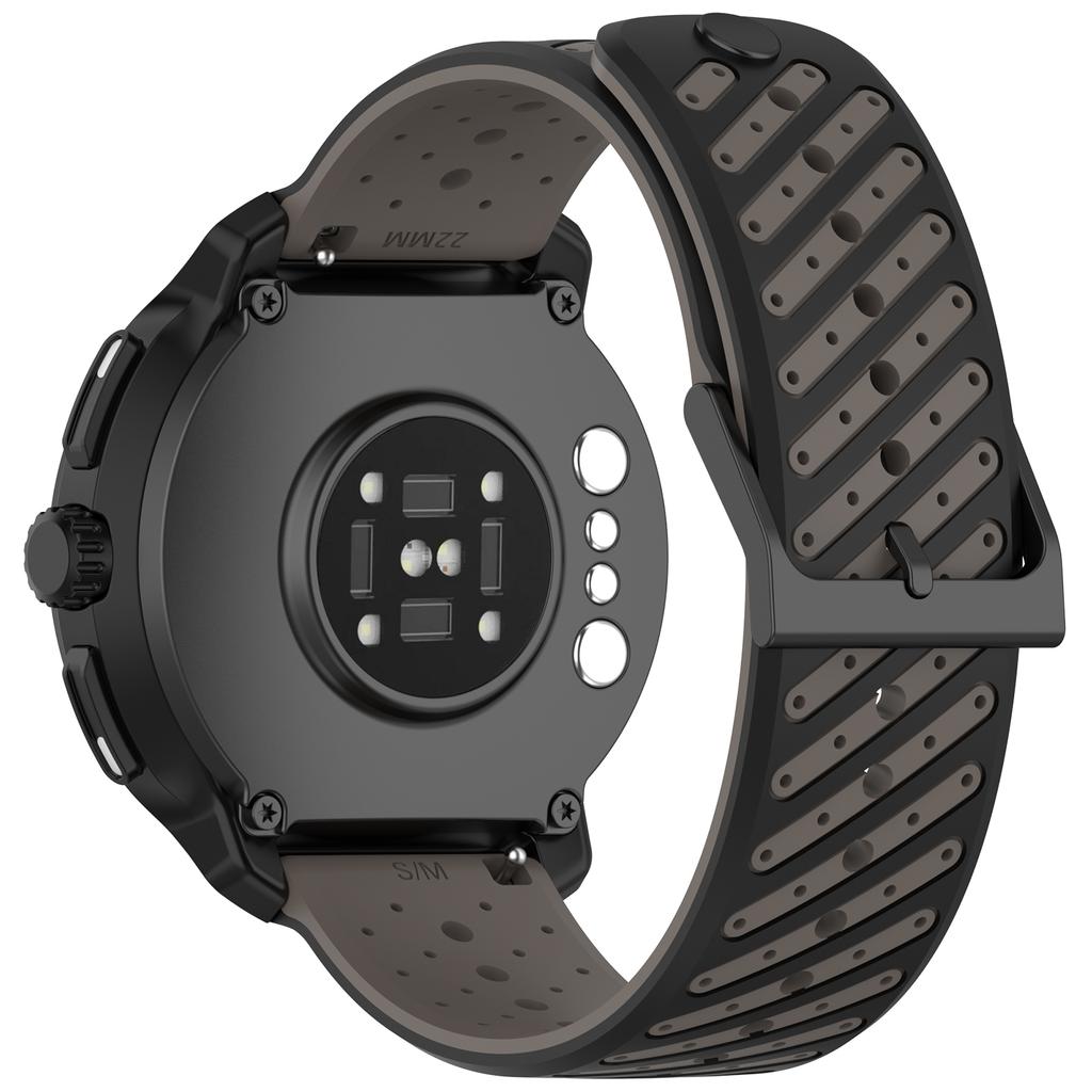 Двухцветный силиконовый ремешок 22 мм для Suunto RACE 2 S/Run/Ocean/Vertical Запасной ремешок для Suunto 5 9 Peak Pro Браслет