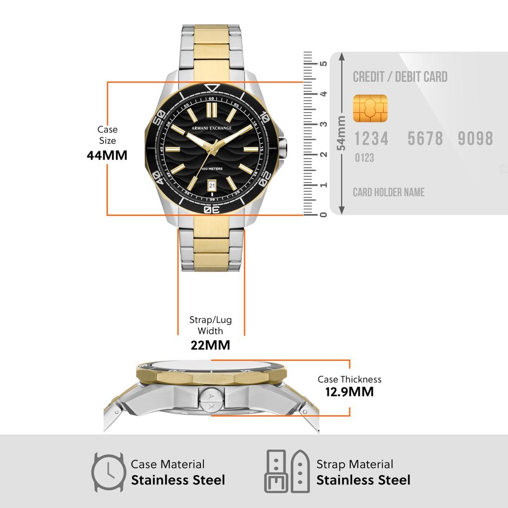 Часы Armani SPENCER AX1956 Multicolor [AX Exchange] Мужские